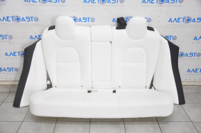 Задний ряд сидений 2 ряд Tesla Model 3 18- кожа белая, с подогревом, потерт