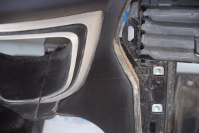 Торпедо передняя панель без AIRBAG Ford Fusion mk5 13-20 черн, трещина