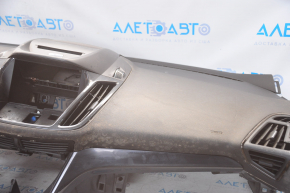 Торпедо передняя панель без AIRBAG Ford Escape MK3 13-16 дорест черн, под химч