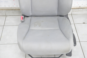Водійське сидіння Honda Accord 13-17 без airbag, механіч, ганчірка сіра, топляк, під хімчистку