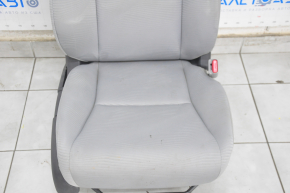 Пассажирское сидение Honda Accord 13-17 без airbag, механич, тряпка серое, топляк, под химчистку