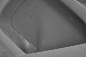 Обшивка дверей картка передня прав VW Tiguan 09-17 чорна, під хімчистку, подряпини