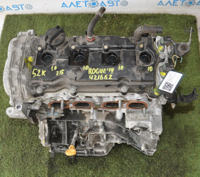 Двигатель Nissan Rogue 14-16 2.5 QR25DE 52k, компрессия 10-10-10-10