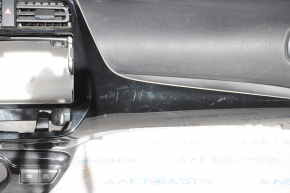 Торпедо передня панель без AIRBAG Toyota Prius 50 16- чорна, поведена, подряпини на накладці