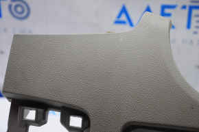 Накладка колени водителя под srs airbag Ford Focus mk3 13-18 серый, царапина, без лючка OBD