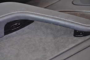 Обшивка двери карточка задняя правая Tesla Model 3 18-20 кожа чёрн с динамиком с управлением стеклоподъемником и кнопкой открытия двери, задиры