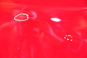Двері в зборі передні права Tesla Model 3 18- червоний PMMR, подряпини, тичка на хромі, подряпини на кромці