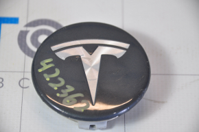 Центральный колпачок на диск Tesla Model 3 18- тип 1, серый, царапины