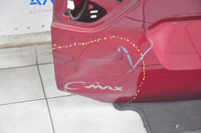 Дверь багажника голая Ford C-max MK2 13-18 красный RR, примята, тычка