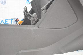 Консоль центральна підлокітник Ford C-max MK2 13-18 шкіра чорна, подряпини, відсутня кришка розетки