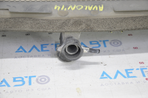 Радиатор охлаждения вода Toyota Avalon 13-18 3.5 примят, сломаны крепления, нет крышки