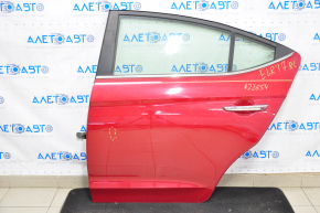 Дверь в сборе задняя левая Hyundai Elantra AD 17-20 красный PR, тычка