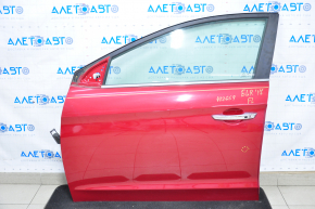 Двері в зборі передні лев Hyundai Elantra AD 17-20 червоний PR, keyless, тичка