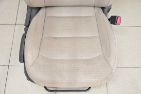 Пасажирське сидіння Hyundai Elantra AD 17-20 з airbag, шкіра беж, під хімчистку