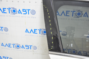 Дверь в сборе передняя правая Ford Fusion mk5 13-20 hybrid, белая UG, тычка, воздух в накладке, царапины на стекле
