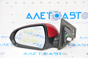 Зеркало боковое левое Hyundai Elantra AD 17-20 8 пинов, BSM, поворотник, подогрев, красное