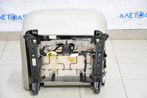 Пасажирське сидіння Toyota Camry v40 10-11 з airbag, шкіра беж, електро, потерта шкіра