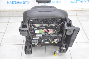 Водительское сидение Ford Edge 15- без airbag, кожа черн, электро, подогрев, потерто, не работают моторчики регулировки сидушки топляк