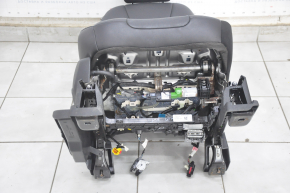 Пасажирське сидіння Ford Edge 15- без airbag, шкіра чорний, електро, підігрів, не працюють моторчики регулювання сидіння топляк
