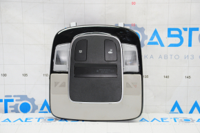 Плафон освещения передний Hyundai Sonata 20- черн, без панорамы, без откр. гаража, царапины