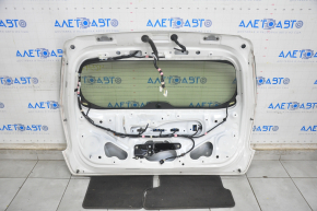 Дверь багажника голая со стеклом Toyota Prius V 12-17 белый 070, примята