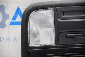 Плафон освітлення передній Honda Accord 18-22чорний без люка, подряпини