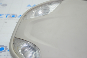 Плафон освітлення передній Dodge Dart 13-16 сірий без люка, тип 1 подряпини