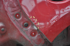 Четверть крыло задняя правая Chevrolet Volt 11-15 красная на кузове, тычки