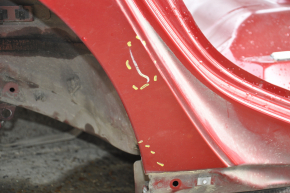 Четверть крыло задняя правая Chevrolet Volt 11-15 красная на кузове, тычки