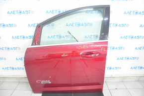 Дверь в сборе передняя левая Ford C-max MK2 13-18 keyless, Energi, красный RR, тычки