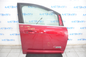 Дверь в сборе передняя правая Ford C-max MK2 13-18 keyless, Energi, красный RR, примята