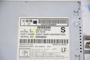 Монитор, дисплей, навигация Nissan Leaf 13-17 без карточки, без камеры, царапина