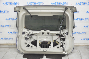 Дверь багажника голая со стеклом Nissan Rogue 17-20 под электропривод синий RBY