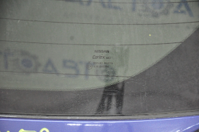 Двері багажника голі зі склом Nissan Rogue 17-20 під електропривод синій RBY