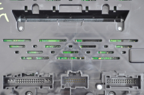 Панель управления радио Ford Fusion mk5 13-20 SYNC 1, дефект хрома