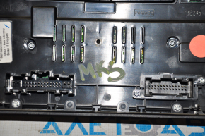 Панель управління радіо Ford Fusion mk5 13-20 SYNC 2 сенсорні кнопки, затерта кнопка VOL