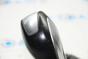 Ручка АКПП с накладкой шифтера Ford Fusion mk5 13-16 кожа черная тип 1 вздулся хром, царапины