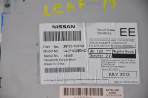 Магнітофон, радіо, програвач Nissan Leaf 13-17, подряпини на моніторі