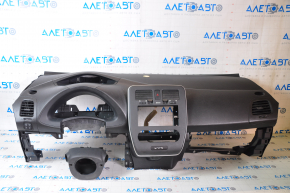 Торпедо передня панель з AIRBAG Nissan Leaf 11-17 чорна