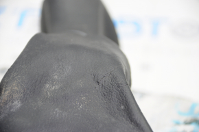 Ручка КПП Kia Optima 14-15 рест резина черная, царапины, потрескалась кожа на чехле