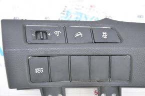 Панель кнопок передньої панелі Hyundai Santa FE Sport 13-18 чорна