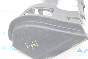 Накладка коленная водительская Toyota Highlander 08-13 черн, тип 2, затерта, отсутствует карман