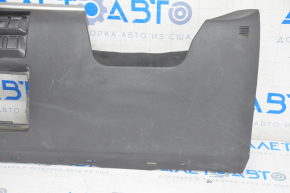 Накладка колени водителя Subaru Legacy 15-19 черн, царапины, отсутствует накладка кармана