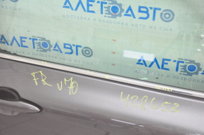 Дверь в сборе передняя правая Toyota Camry v70 18- графит 1H1, тычки на хроме