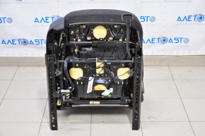 Пасажирське сидіння VW Jetta 11-18 USA без airbag, механіч, ганчірка чорно-сіра, під хімчистку