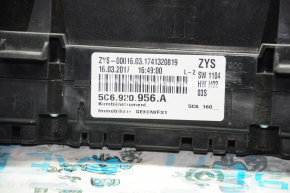 Щиток приладів VW Jetta 11-18 USA 1.4T 1.8T 2.0 з великим дисплеєм, подряпини