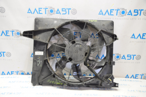 Диффузор кожух радиатора в сборе Hyundai Santa FE Sport 13-18 2.4 слом крепление