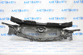 Решетка радиатора grill в сборе Mazda CX-5 17- без радара, песок