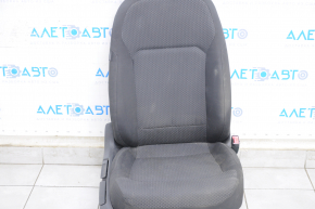 Пасажирське сидіння VW Passat b7 12-15 USA без airbag, механіч, ганчірка чорн