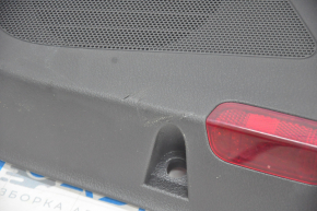 Обшивка двери карточка задняя правая VW Tiguan 09-17 черн, царапины